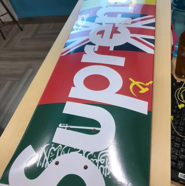 Supreme flag skateboard online