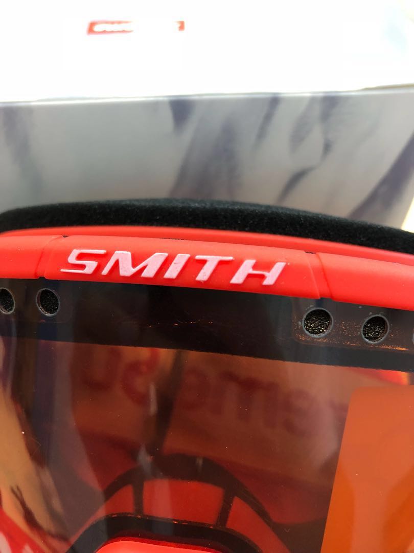 Supreme Smith Cariboo OTG Ski Goggle Red HK AAA Men s Fashion Watches Accessories Cap Hats on Carousell