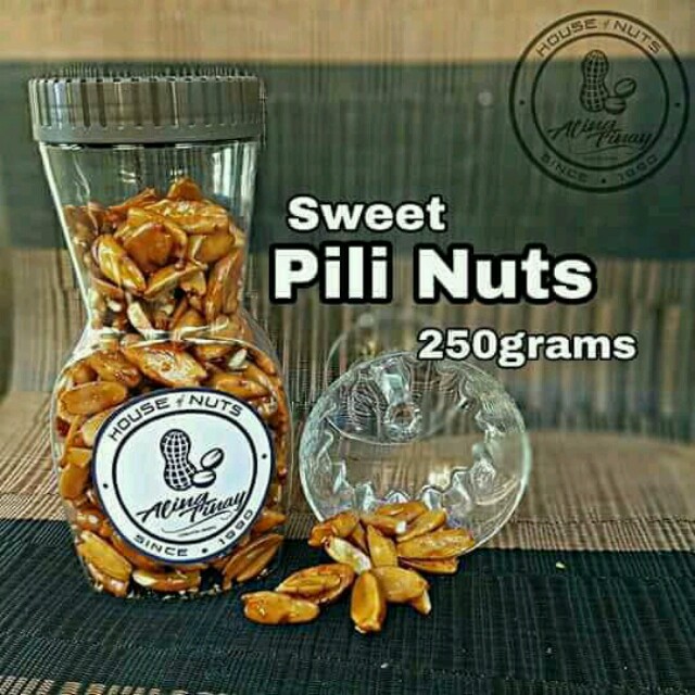 ⌛ Aling Tinay's Sweet Pili Nuts in JARS 250g, Food & Drinks, Packaged & Instant Food on Carousell