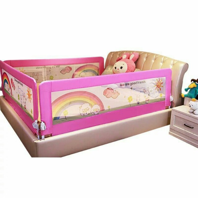 Bed Guard Babies Kids Babies Kids Fashion On Carousell   Bed Guard 1523077516 14edb72d 