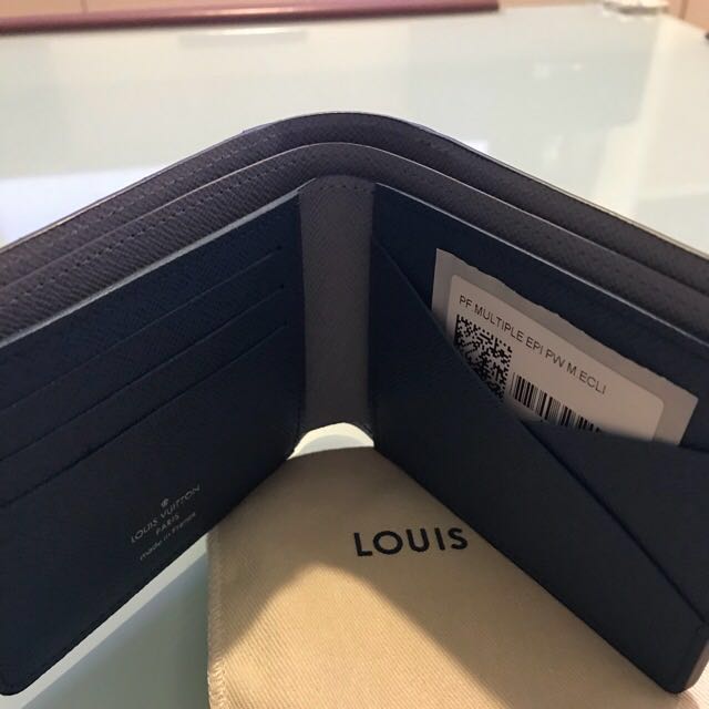 Louis Vuitton Multiple Wallet Epi Monogram Eclipse M67762