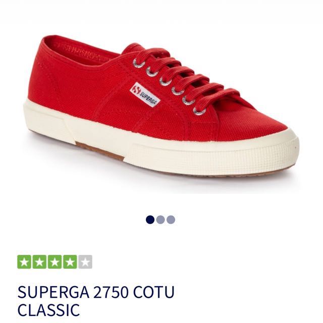Brand New Superga 2750 Red, Women's 