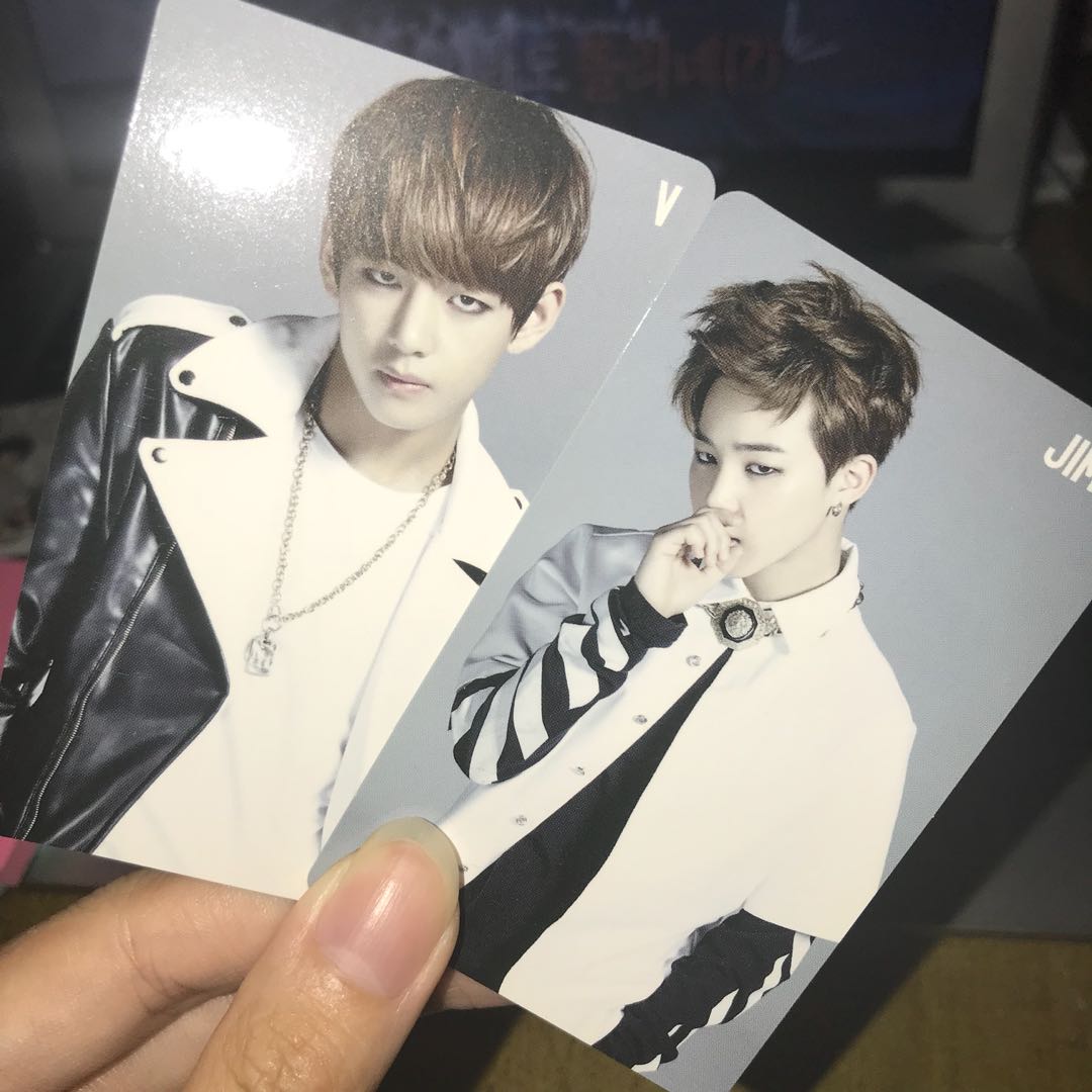 BTS V & Jimin Danger Japanese Pressed Photocards