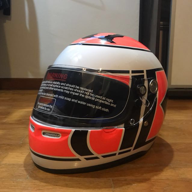 CRG racing helmet, Motorcycles, Motorcycle Apparel on Carousell