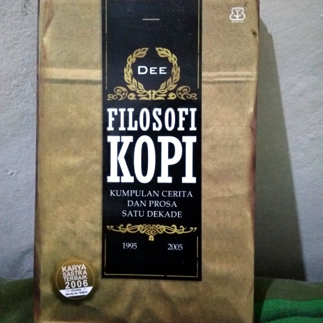 Filosofi Kopi Dee Lestari Books Stationery Books On Carousell