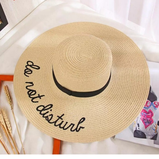 do not disturb beach hat