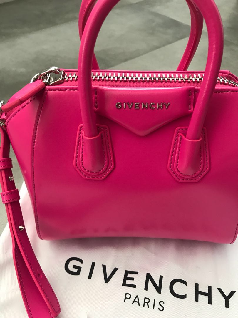 hot pink givenchy bag