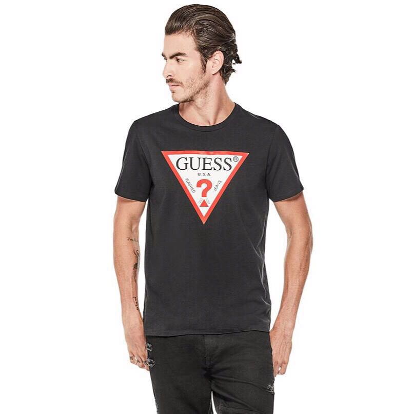 guess classic logo tee