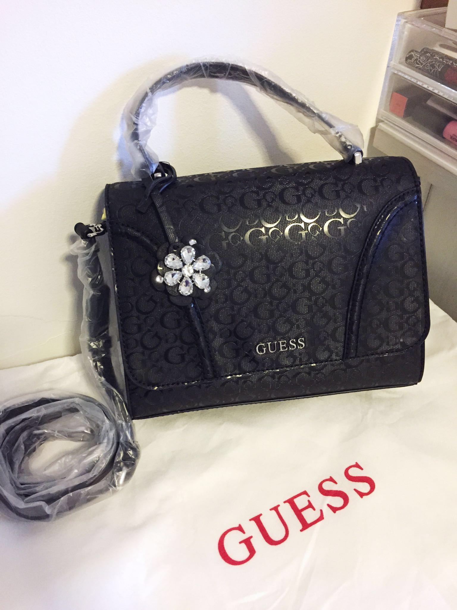 Guess merilee satchel Clearance