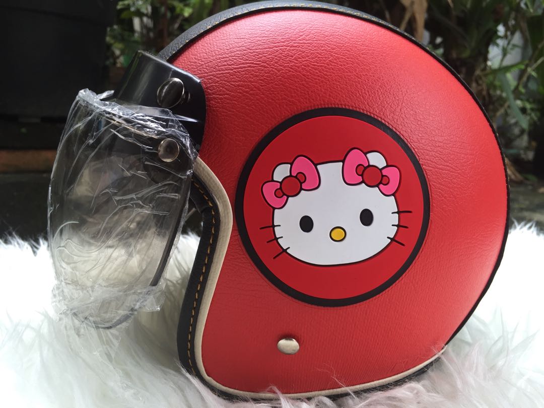 Helm Anak Karakter Hellokitty
