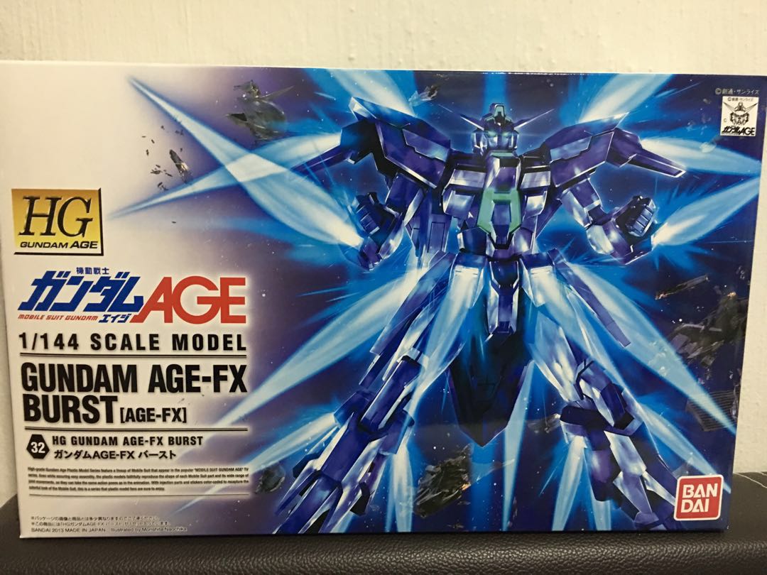 Hg Gundam Age Fx Burst Hobbies Toys Toys Games On Carousell