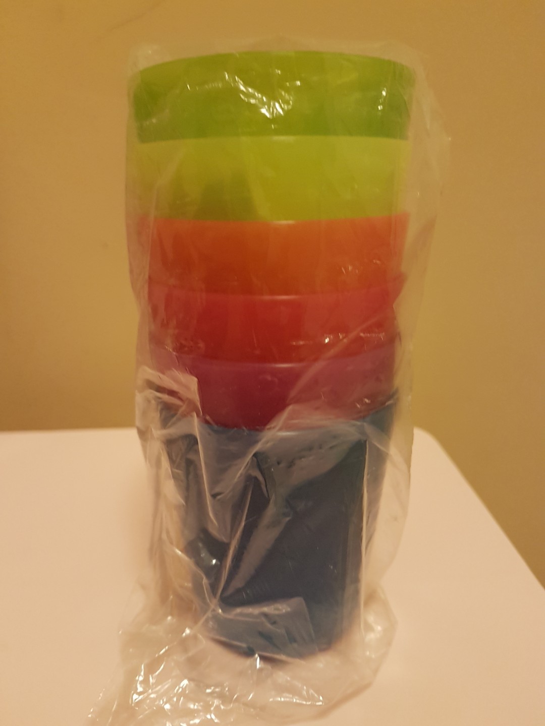 IKEA kids' rainbow plastic cups (set of 6), Babies & Kids, Baby Nursery
