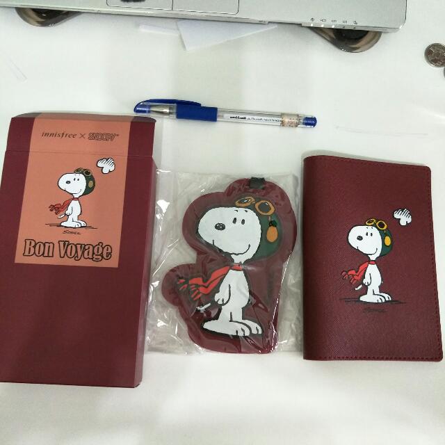 snoopy luggage tag