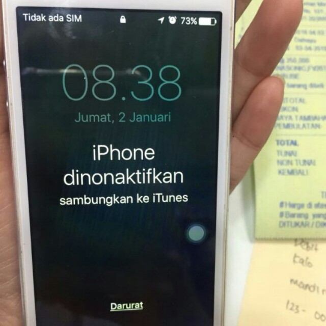 Iphone Dinonaktifkan Dengan Iphone Dinonaktifkan Dengan