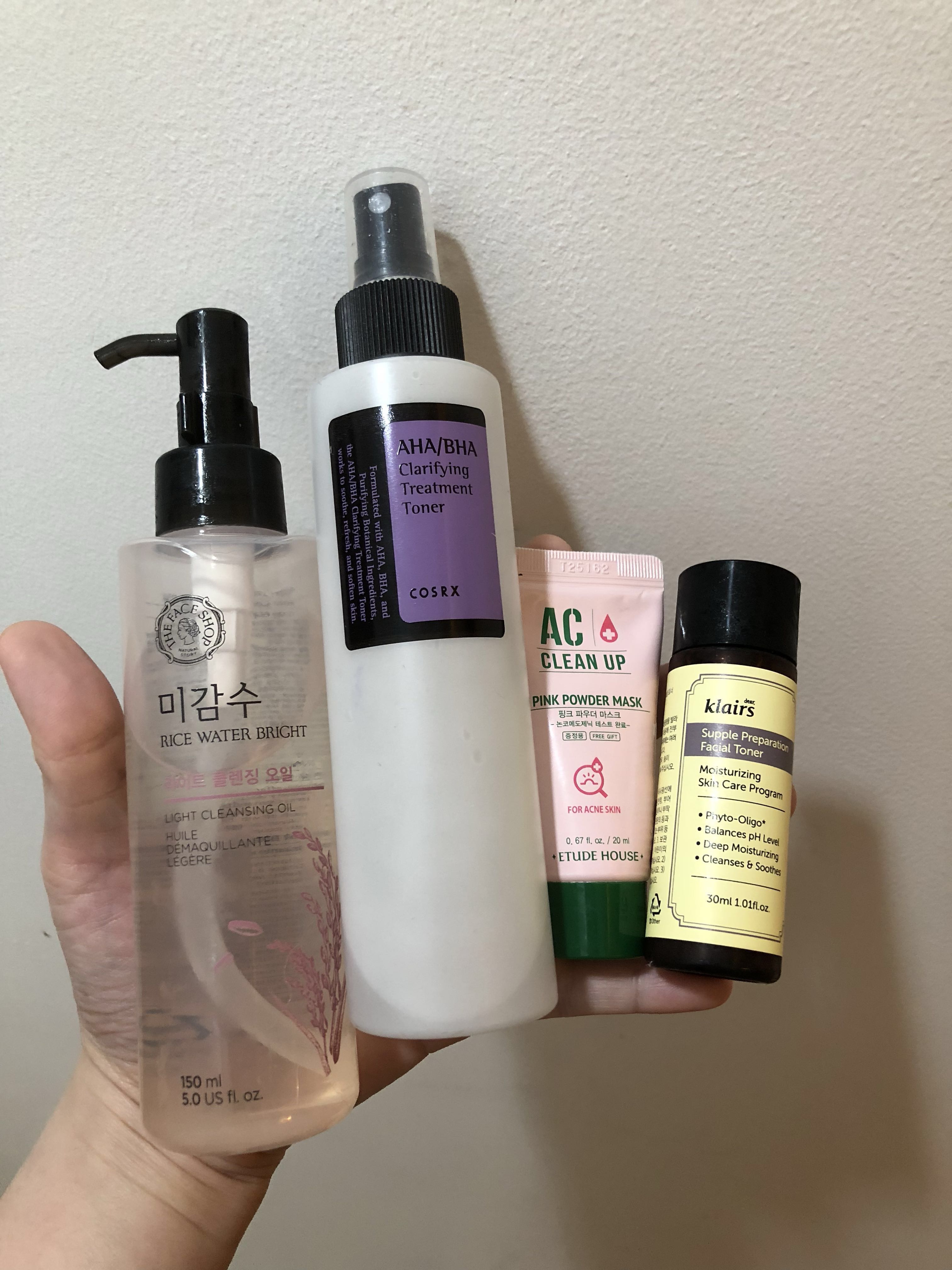 rice water toner for acne