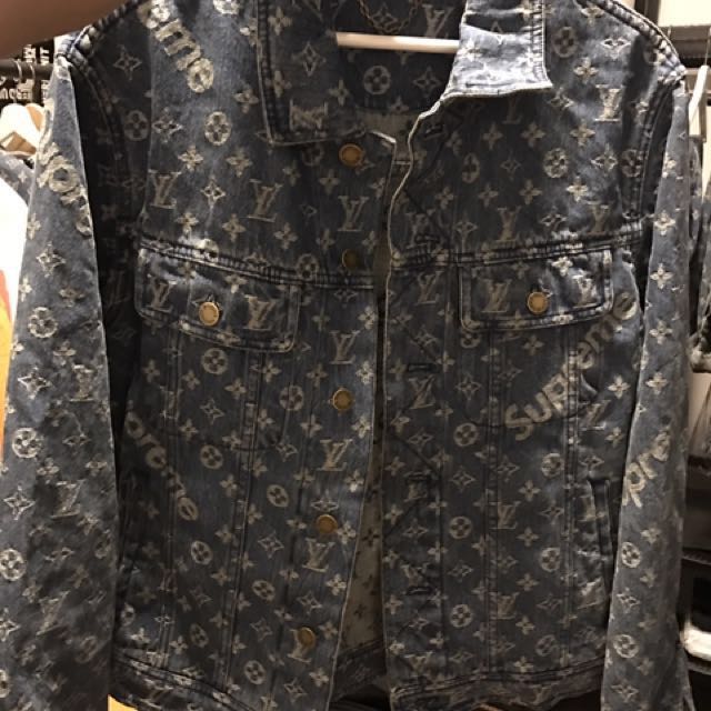 Lv supreme jacket, Men's Fashion, Tops & Sets, Hoodies on Carousell