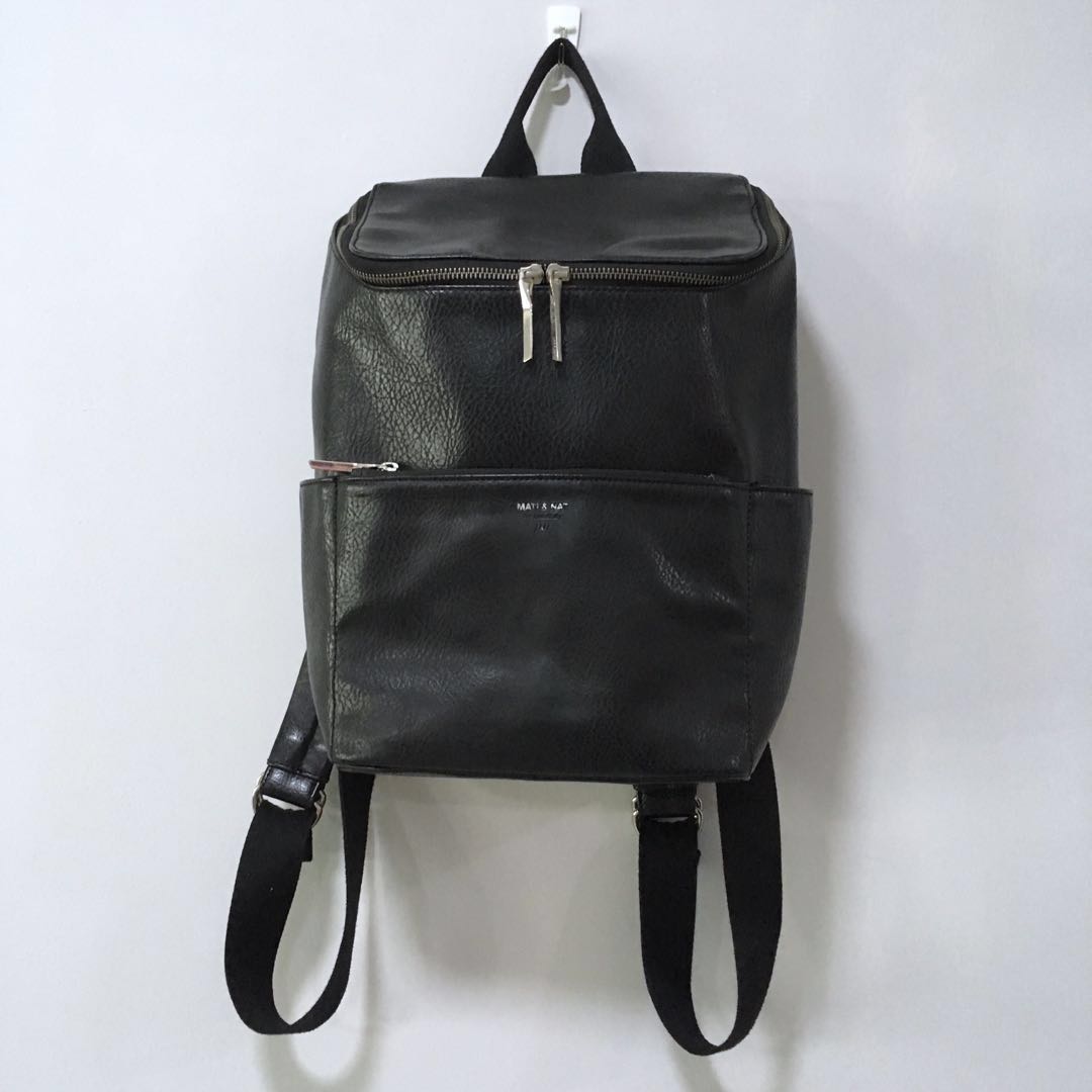 Matt nat store brave vegan leather backpack