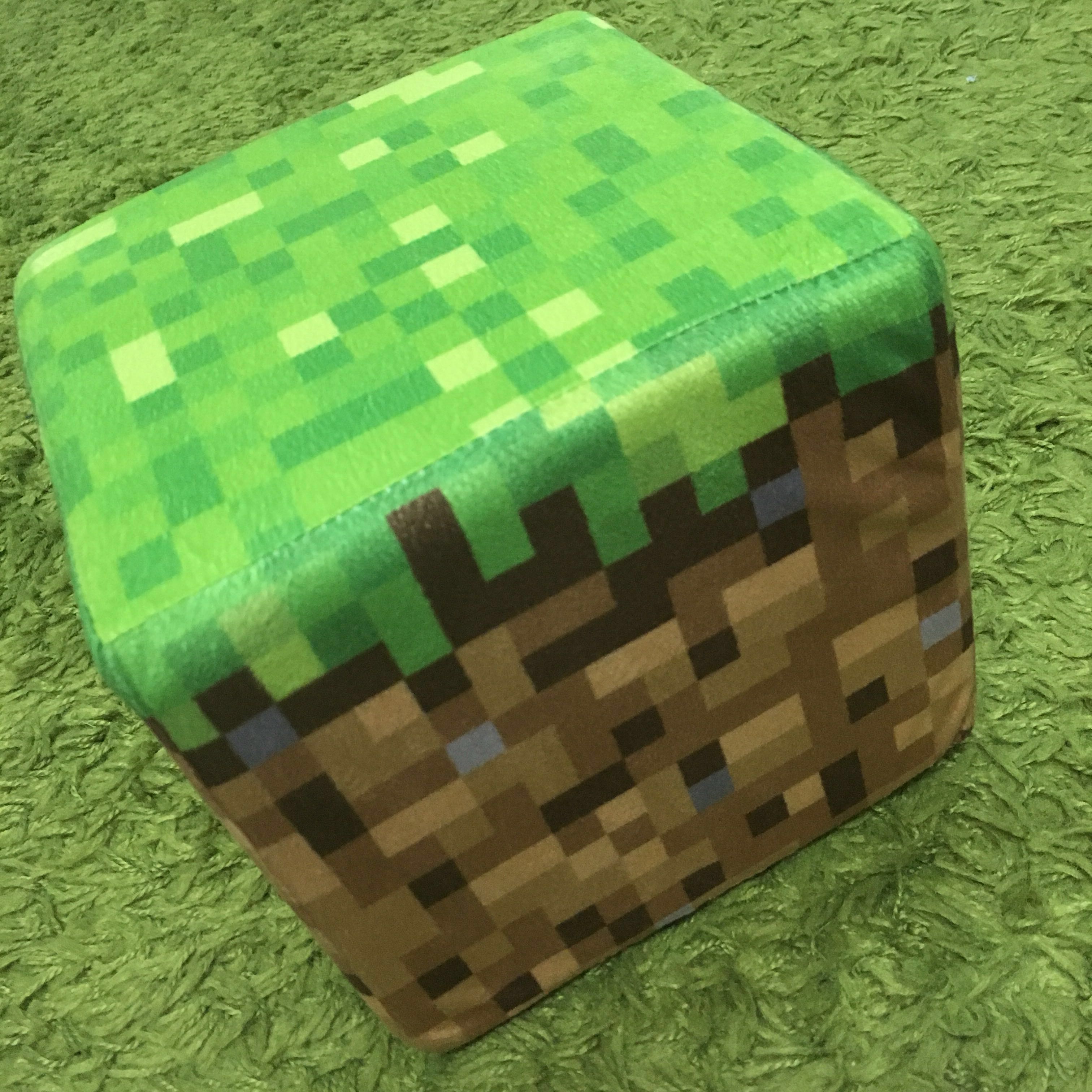 minecraft grass block plush