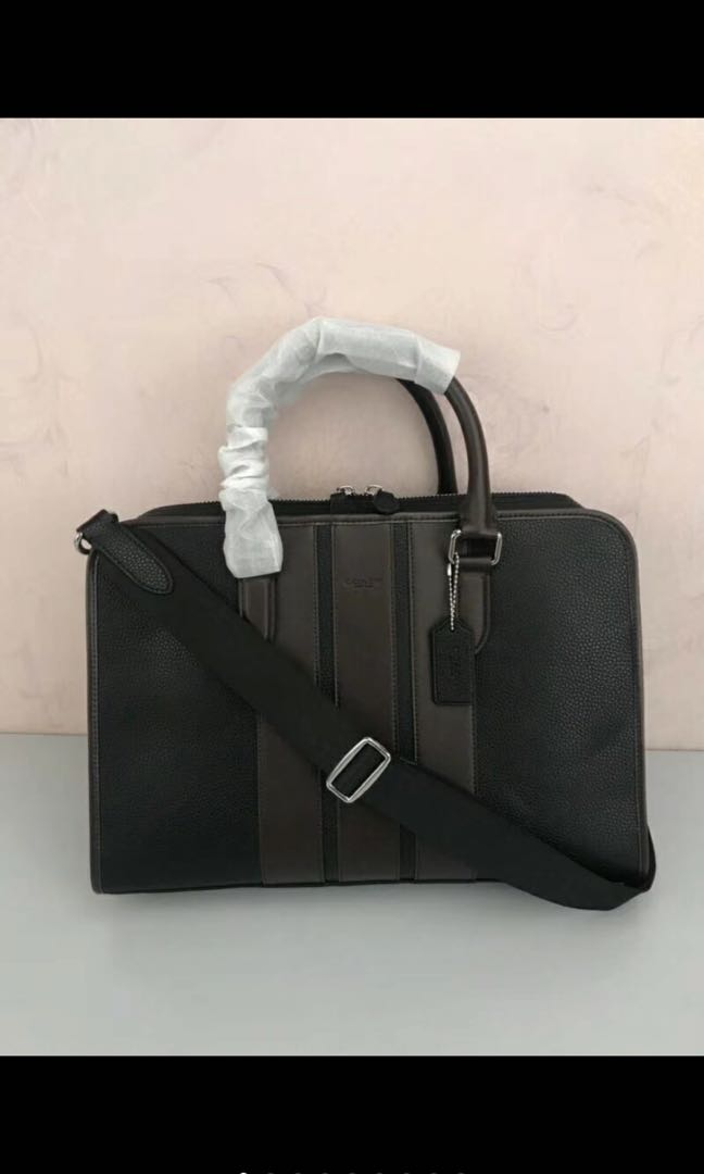 Original coach men laptop bag office back work bag, Men's Fashion ...