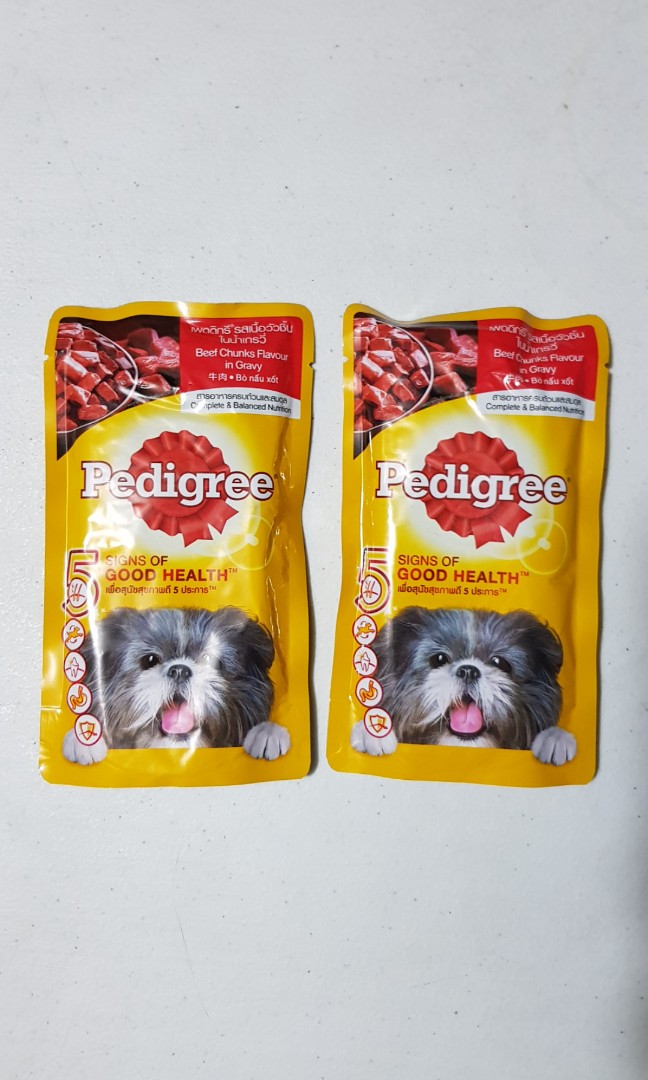pedigree dog food pouches