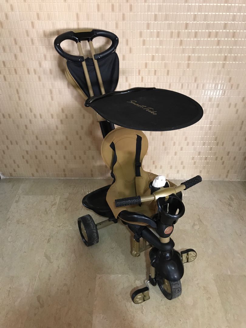 Smart Trike Dream Touch Steering 4 in 1 Gold Stroller Babies