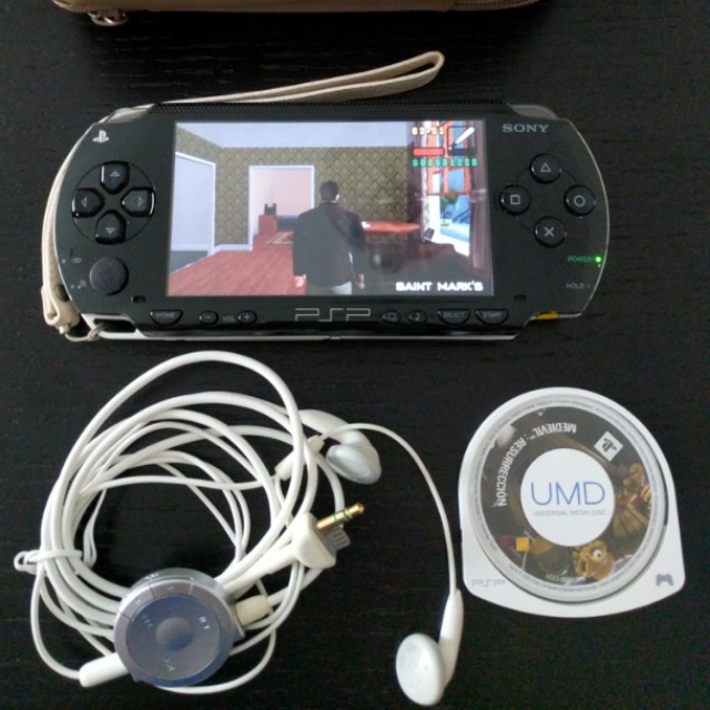 psp with games