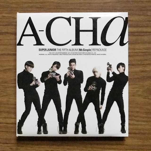 Super Junior - A-Cha (5th album Mr Simple Repackage), Hobbies & Toys, Memorabilia & Collectibles, K-Wave on Carousell Super Junior - A-Cha (5th album Mr Simple Repackage), Hobbies & Toys, Memorabilia & Collectibles, K-Wave on Carousell