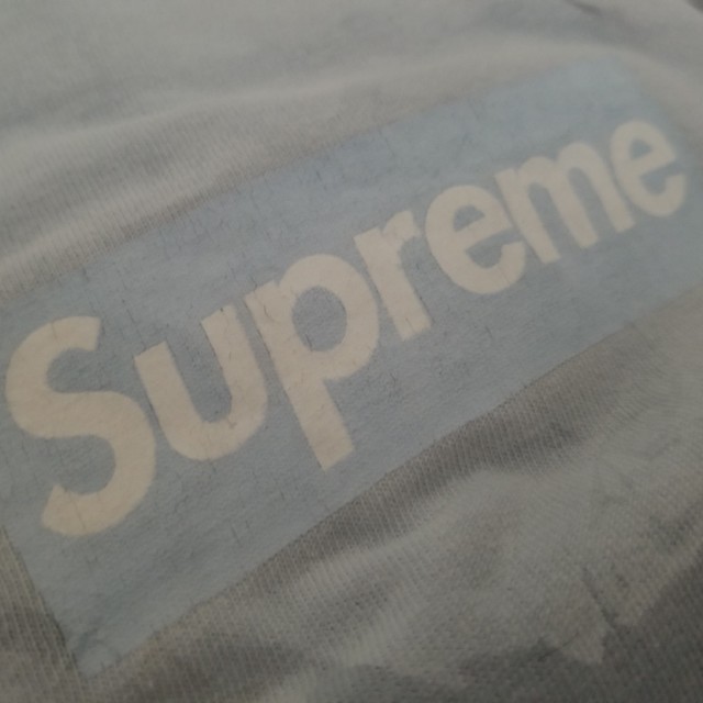 supreme baby blue box logo tee