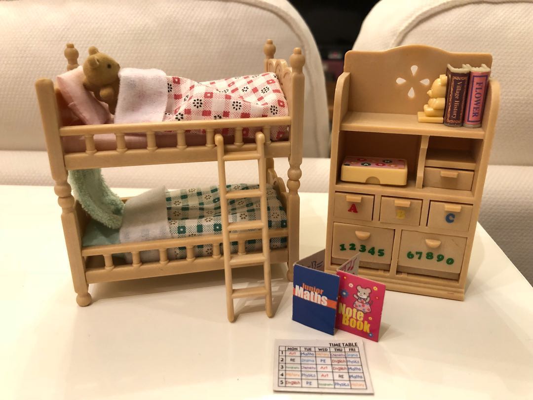Sylvanian families childrens bedroom furniture deals