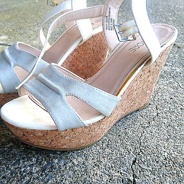 White wedges size 8 best sale