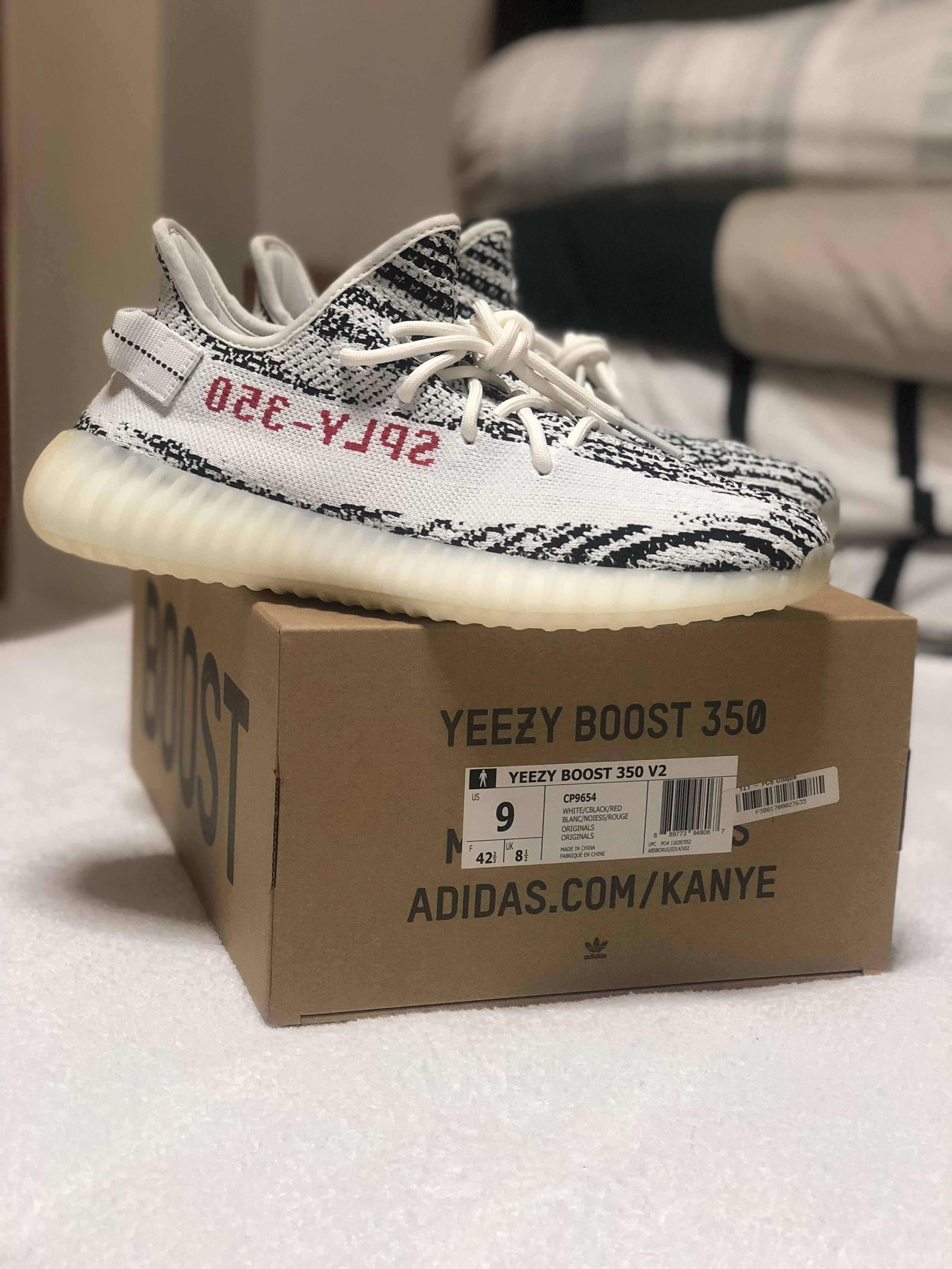 yeezy zebra supply