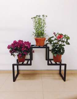 Modern Balcony Planter Stand Flower Display Rack High Rises