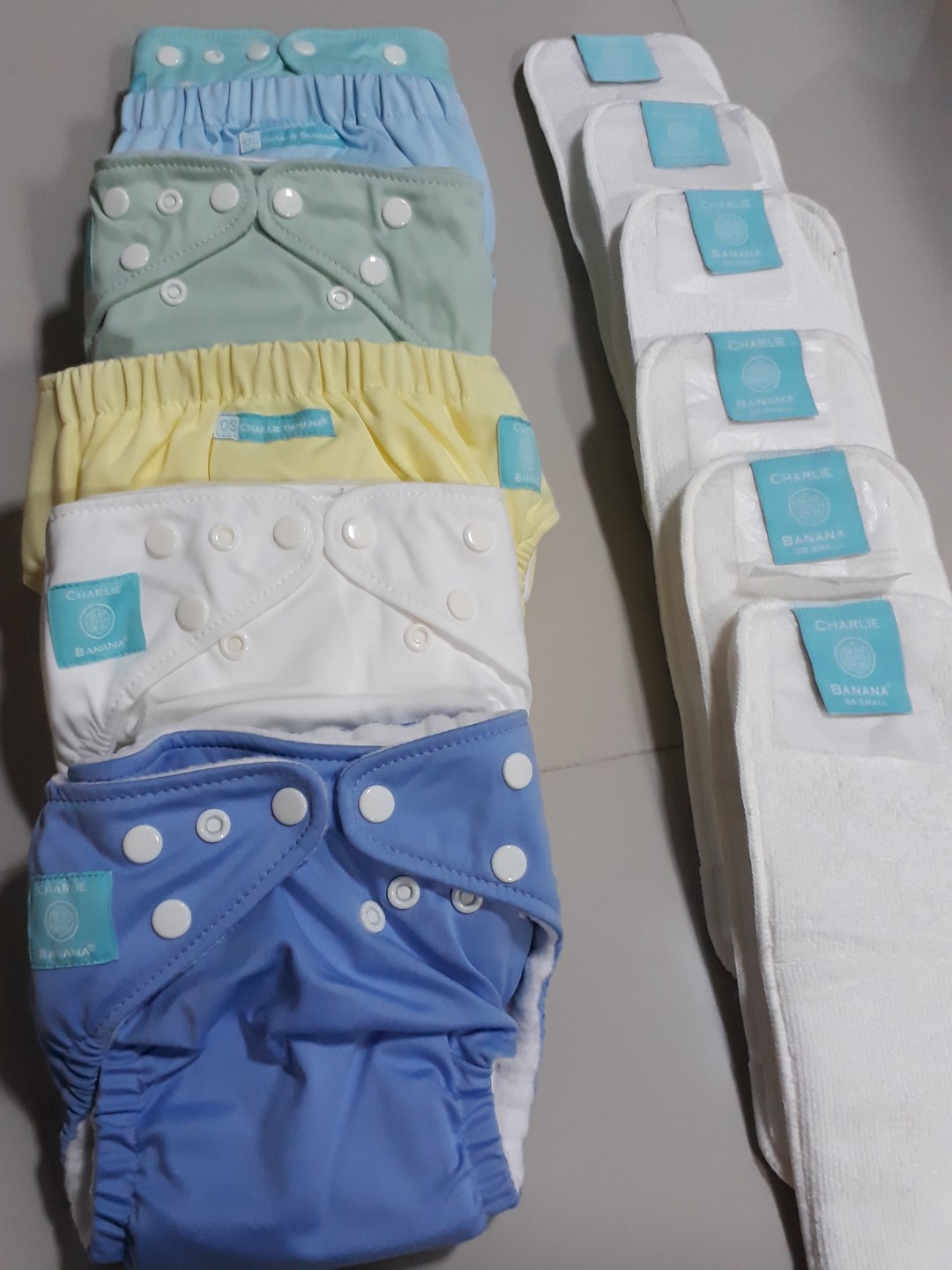 6 set cloth diaper of Charlie banana, Babies & Kids, Bathing & Changing