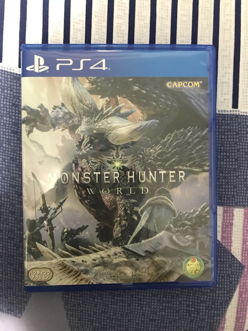 二手 不議價 Ps4 中文monster Hunter World Mhw 魔物獵人世界 遊戲機 遊戲機遊戲 Carousell