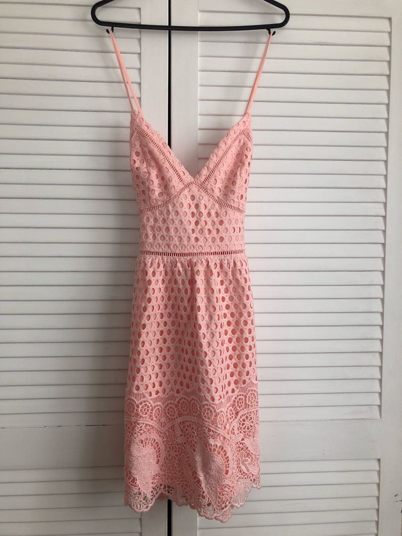 abercrombie pink dress