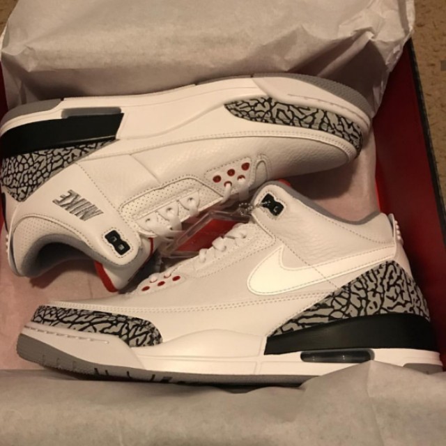 Air Jordan 3 White Cement JTH Super Bowl Half Time Show Men s