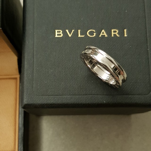 bvlgari b zero1 1 band ring in 18kt white gold