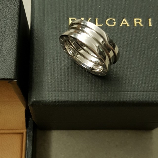 bvlgari 18k white gold ring