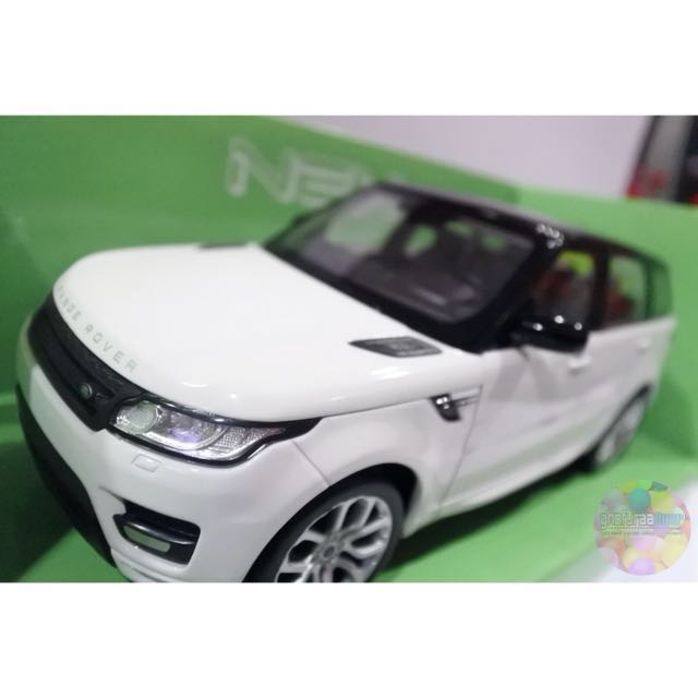 Diecast Range Rover Sport White Skala 24 Mobil Land Rover Putih