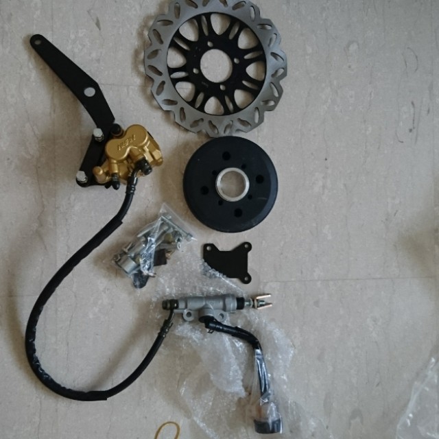 Fz16 drum to disc brake conversion