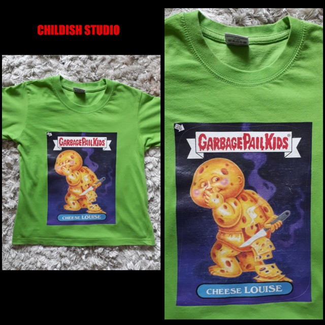 GARBAGE PAIL KIDS (Cheese Louise) tshirt for kids age 7 years old
