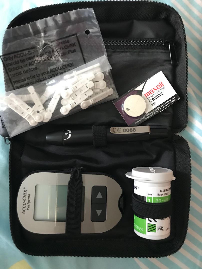 + Test Strips + Lancets + Extra Battery, Beauty & Personal