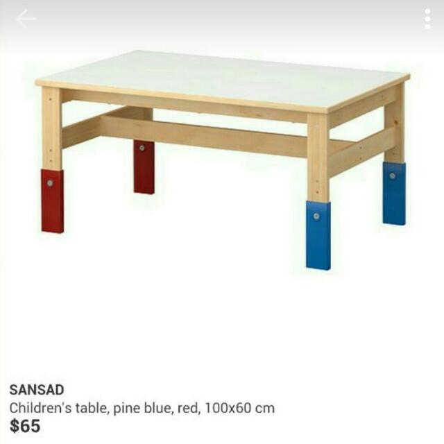 Ikea Study Table For Kid, Babies & Kids, Baby Nursery & Kids Furniture