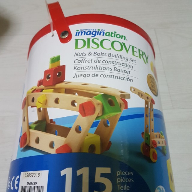 Imaginarium Discovery Nuts and Bolts 115 Pieces Building Set, Hobbies