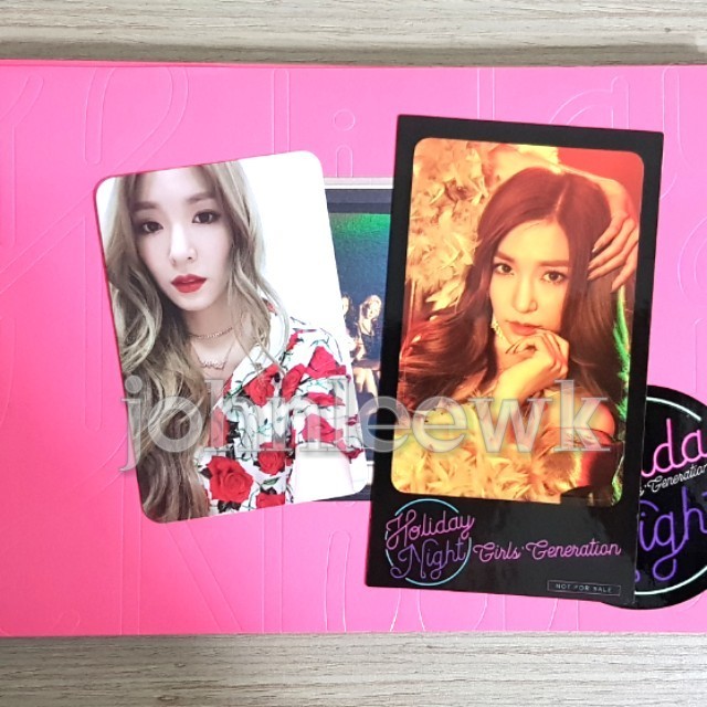 Instocks Snsd Girls Generation Holiday Night Taiwan Ver Photocard Sticker Entertainment K Wave On Carousell
