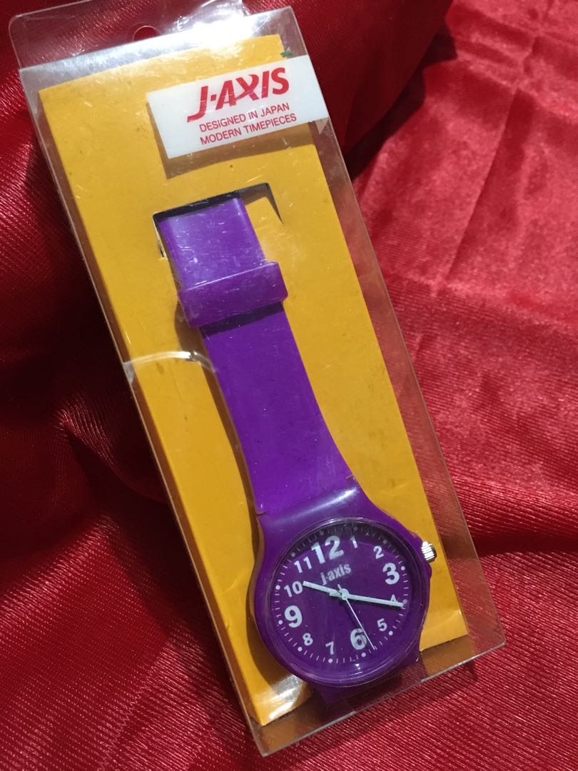 J Axis Purple Watch From Japan Women S Fashion Watches On Carousell