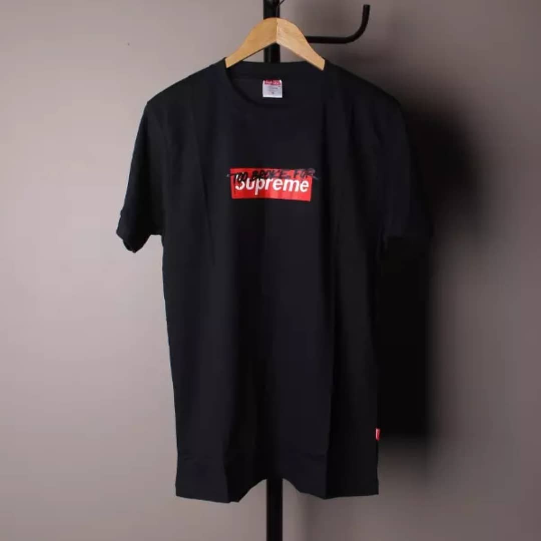 SHIRT SKATE SUPREME TOO BROKE FOR BLACK 