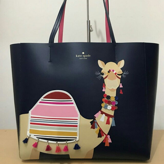 Kate Spade Camel Luvvie Spice Things Up 32 44x30x15cm Barang Mewah Tas Dompet di Carousell
