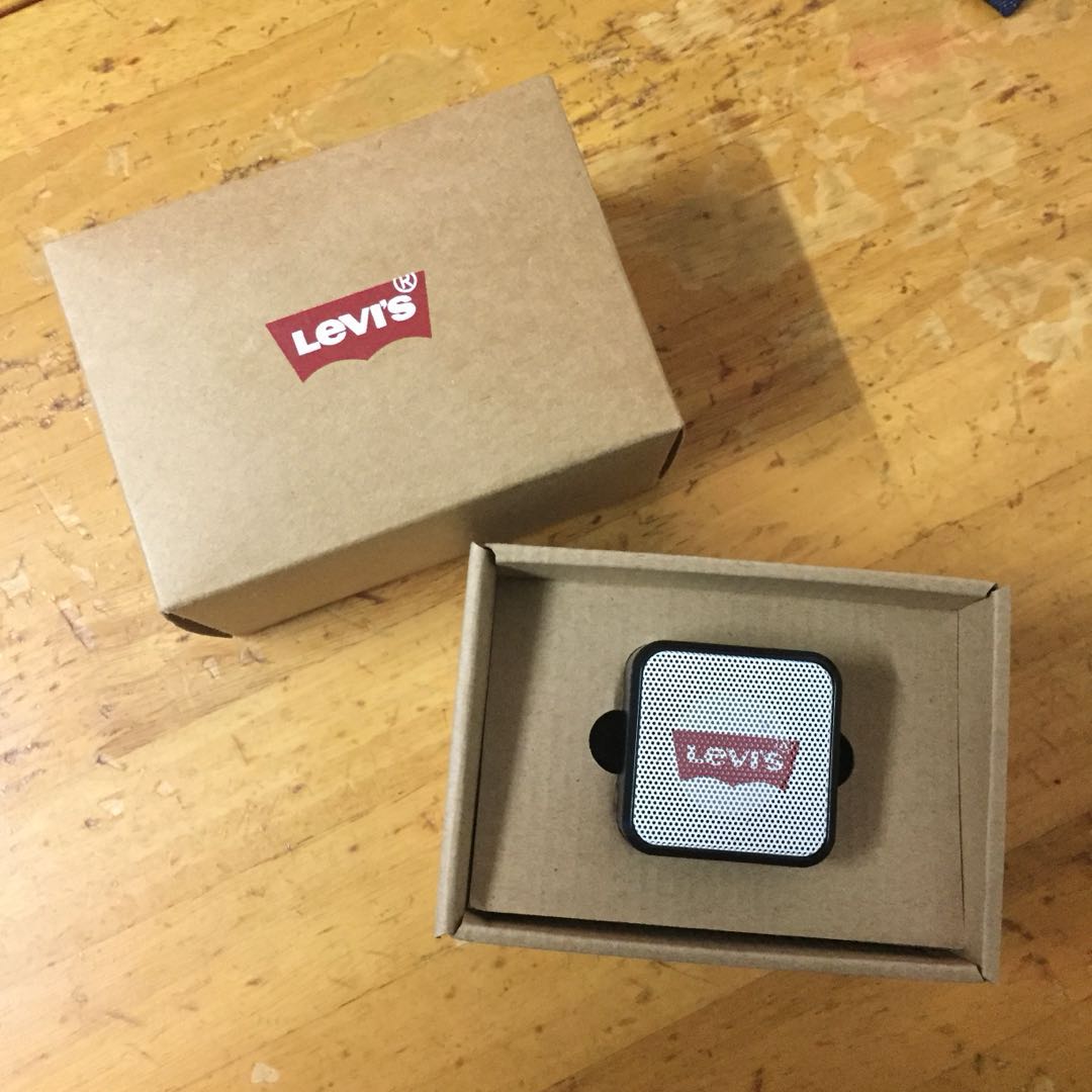 Levi s Bluetooth Speaker With FM Radio Place Into Folds Of