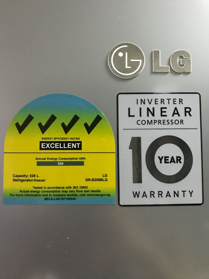 LG Fridge, in warranty, Side by side Door, TV & Home Appliances